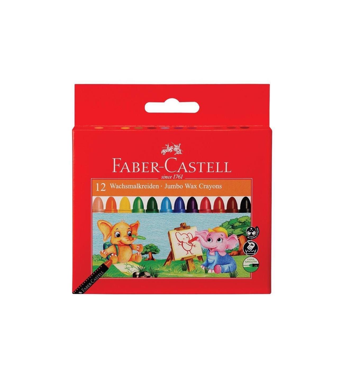 Faber Castell Süper Yıkanabilir Mum Boya 12 RenkFaber Castell Süper Yıkanabilir Mum Boya 12 Renk - Kırtasiyem.netMum Boyalar