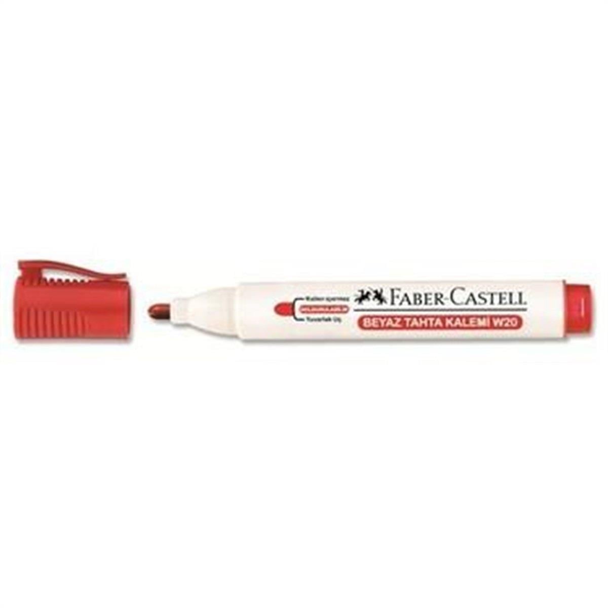 Faber Castell Tahta Kalemi W20 Kırmızı Faber Castell Tahta Kalemi W20 Kırmızı  - Kirtasiyem.netBeyaz Tahta Kalemi