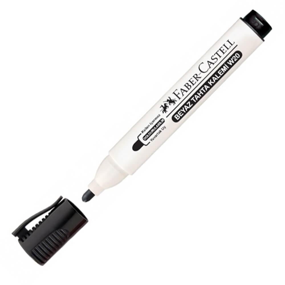 Faber Castell Tahta Kalemi W20 Siyah Faber Castell Tahta Kalemi W20 Siyah  - Kirtasiyem.netBeyaz Tahta Kalemi