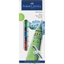 Faber Castell  Yağlı Boya 12 Renk ,12 Ml  TüpYağlı Boyalar