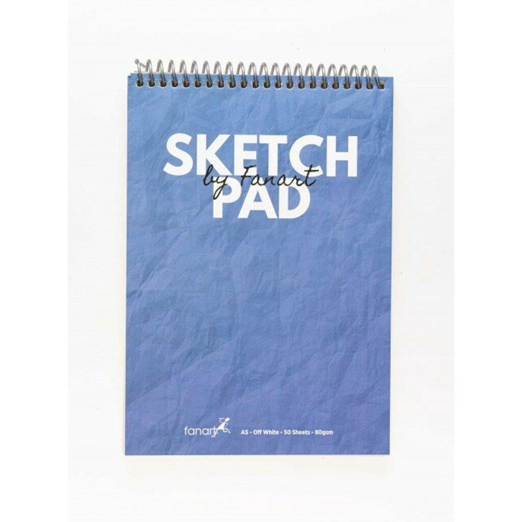 Fanart Academy Sketch Pad A5 Mavi 80gr Spiralli 50ypFanart Academy Sketch Pad A5 Mavi 80gr Spiralli 50yp - Kirtasiyem.netEskiz Defterleri