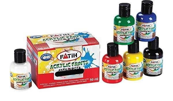 Fatih Akrilik Boya 50 Ml 6 Lı Takım KarışıkFatih Akrilik Boya 50 Ml 6 Lı Takım Karışık - Kırtasiyem.netAkrilik Boyalar	