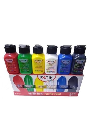 Fatih Akrilik Boya 75 ml 6'lı Fatih Akrilik Boya 75 ml 6'lı  - Kırtasiyem.netAkrilik Boyalar	
