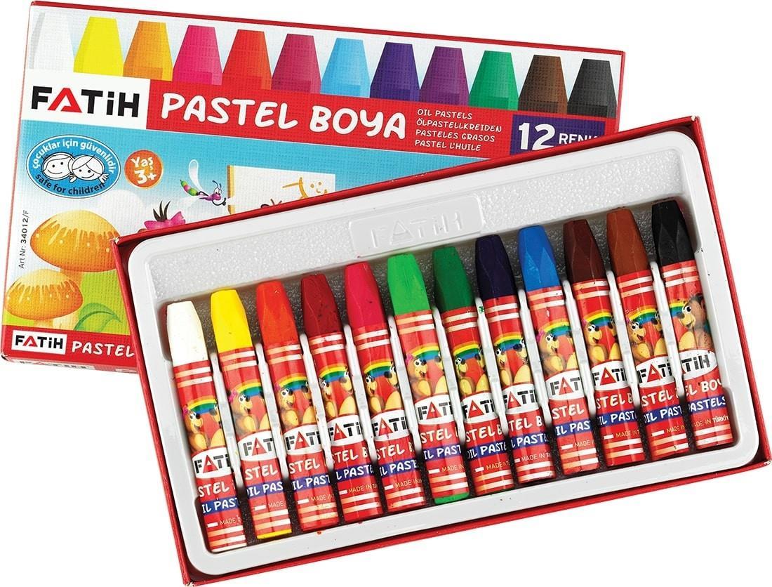 Fatih King Size Pastel Boya 12 Renk Fatih King Size Pastel Boya 12 Renk  - Kırtasiyem.netPastel Boyalar