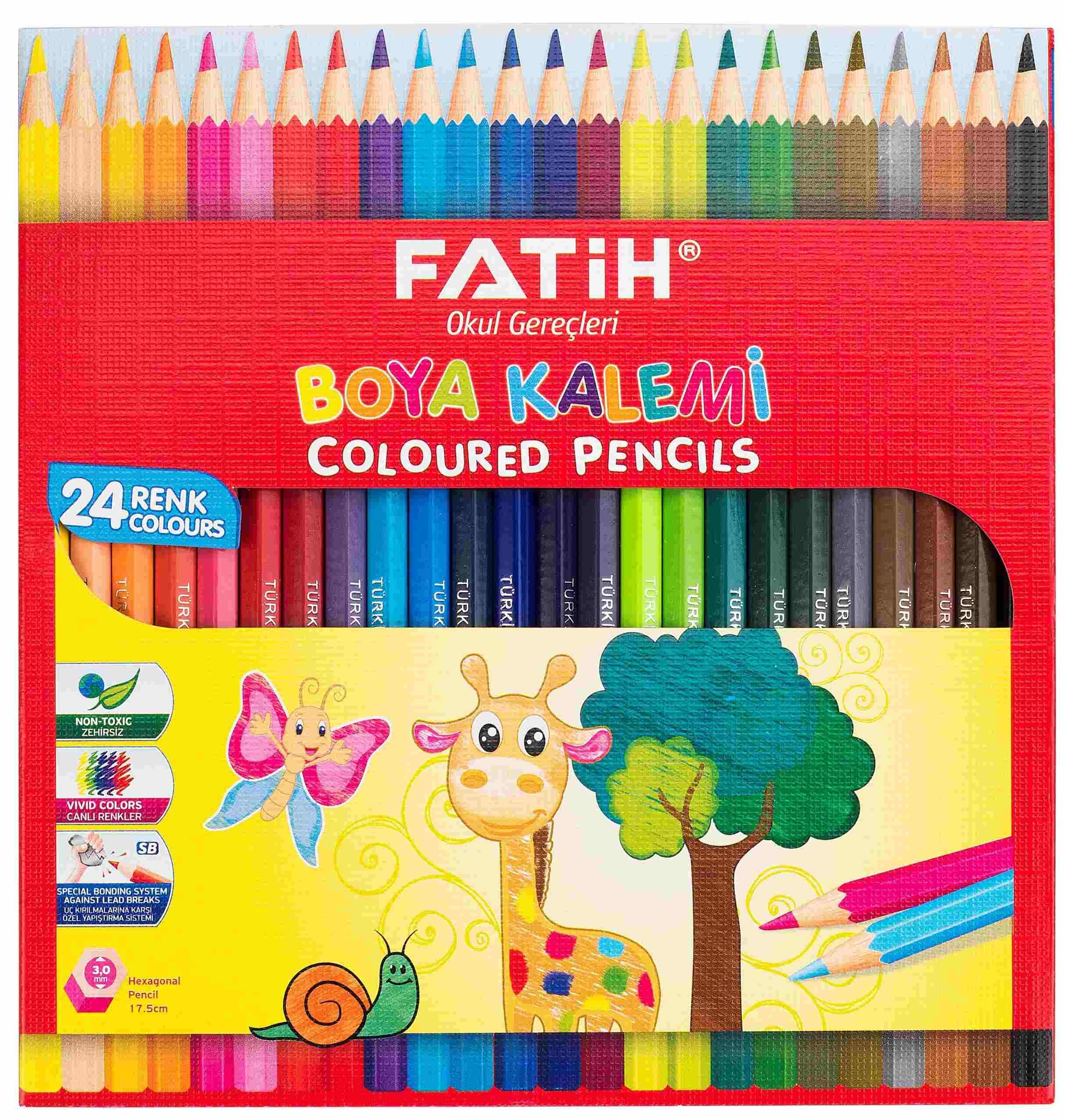 Fatih Kuru Boya 24 Renk 1/1Fatih Kuru Boya 24 Renk 1/1 - Kırtasiyem.netKuru Boyalar
