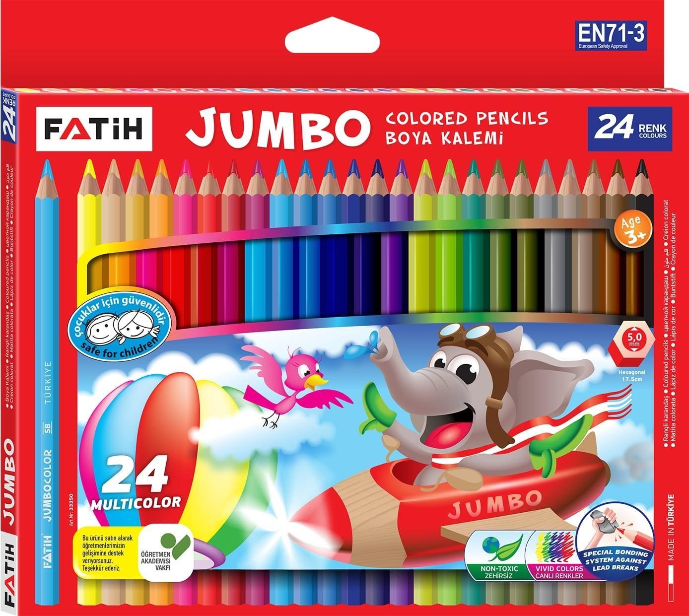 Fatih Kuru Boya Jumbo 1/1 24 RenkFatih Kuru Boya Jumbo 1/1 24 Renk - Kırtasiyem.netKuru Boyalar