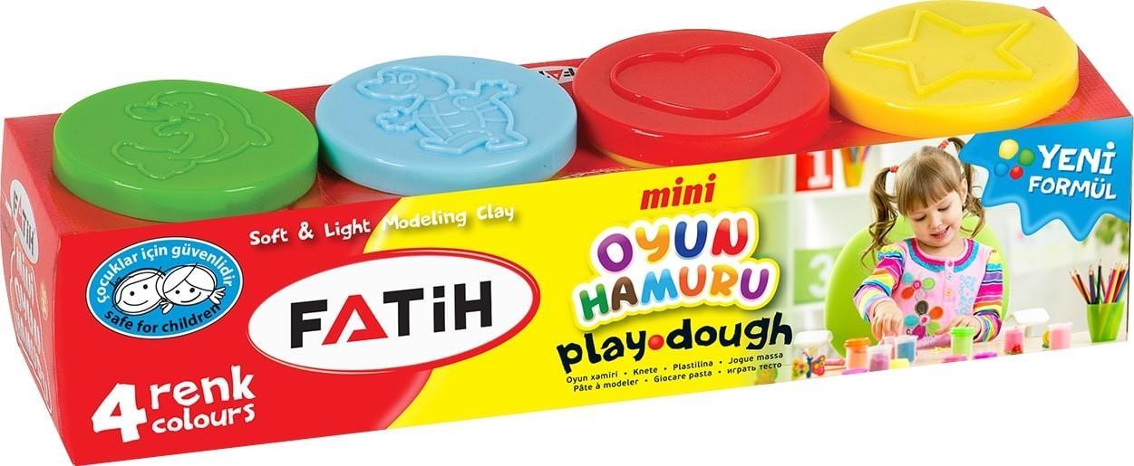 Fatih Mini Oyun Hamuru 4 RenkFatih Mini Oyun Hamuru 4 Renk - Kirtasiyem.netOyun Hamurları