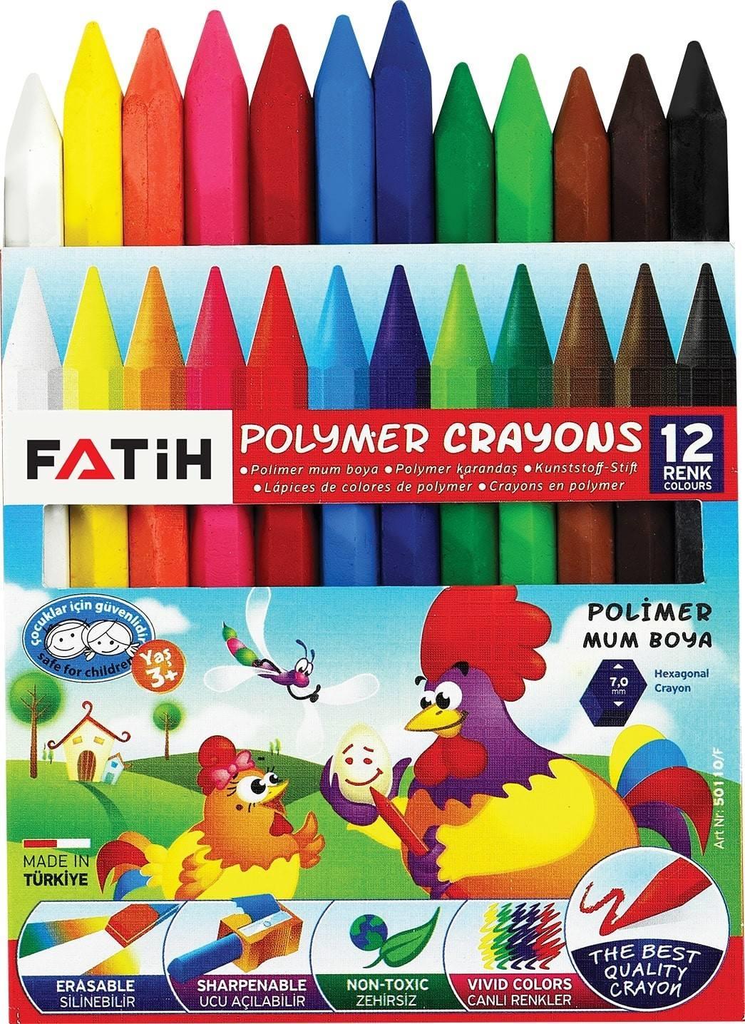 Fatih Mum Boya 12 Renk KısaFatih Mum Boya 12 Renk Kısa - Kırtasiyem.netMum Boyalar