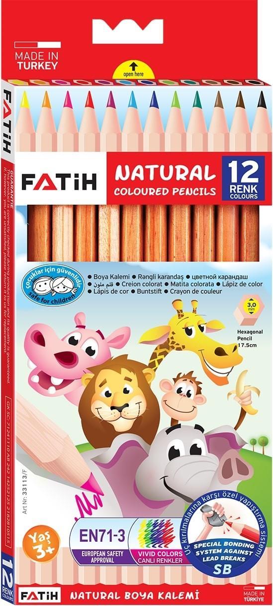 Fatih Natural Kuru Boya 12 Renk 1/1Fatih Natural Kuru Boya 12 Renk 1/1 - Kırtasiyem.netKuru Boyalar