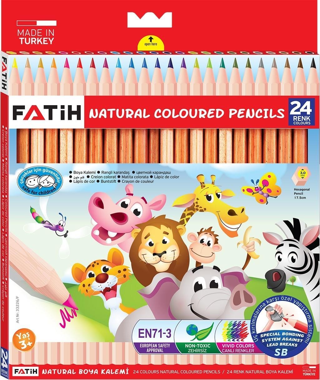 Fatih Natural Kuru Boya 24 Renk 1/1Fatih Natural Kuru Boya 24 Renk 1/1 - Kırtasiyem.netKuru Boyalar