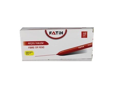 Fatih Ofis Tipi Keçeli Kalem Kırmızı(1 Adet)Fatih Ofis Tipi Keçeli Kalem Kırmızı(1 Adet) - Kırtasiyem.netKeçeli Kalemler