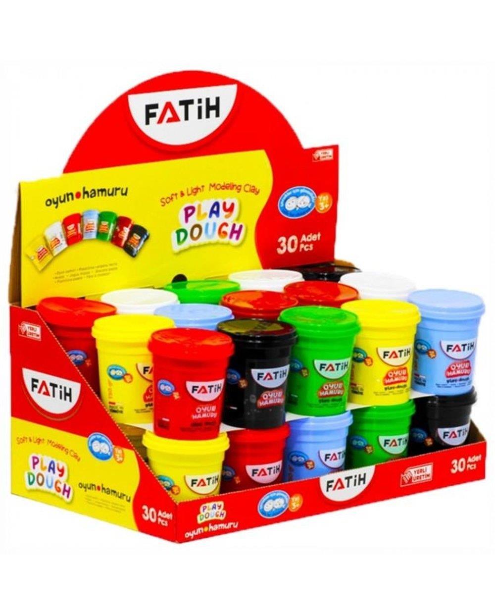 Fatih Oyun Hamuru_24Fatih Oyun Hamuru 24 lü Set - Kirtasiyem.netOyun Hamurları
