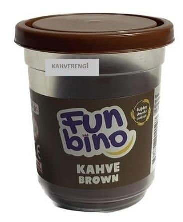 Funbino Tek Renk Oyun Hamuru Kahverengi 115 gr F110Oyun Hamurları