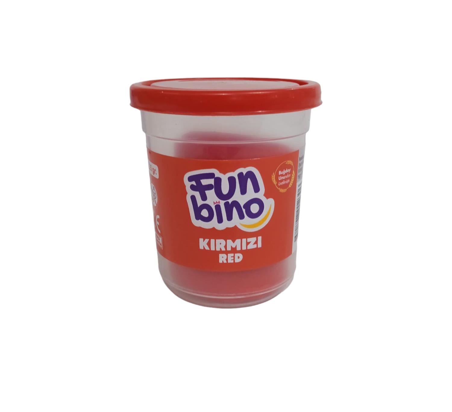 Funbino Tek Renk Oyun Hamuru Kırmızı 115 gr F102Oyun Hamurları