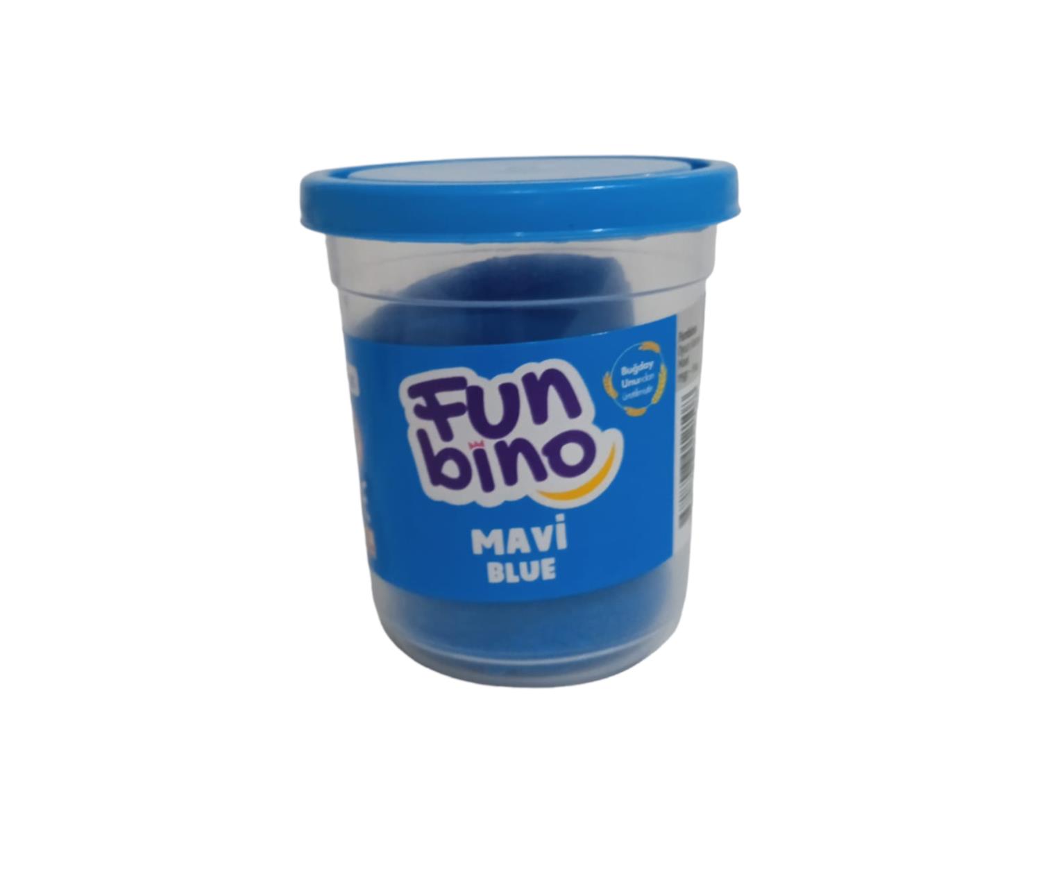 Funbino Tek Renk Oyun Hamuru Mavi 115 gr F104Oyun Hamurları