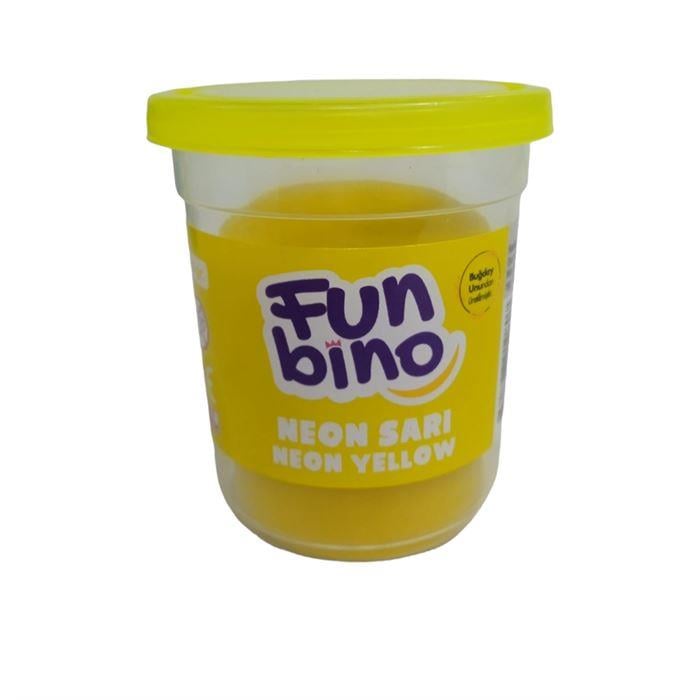 Funbino Tek Renk Oyun Hamuru Neon Sarı 115 gr F117Oyun Hamurları