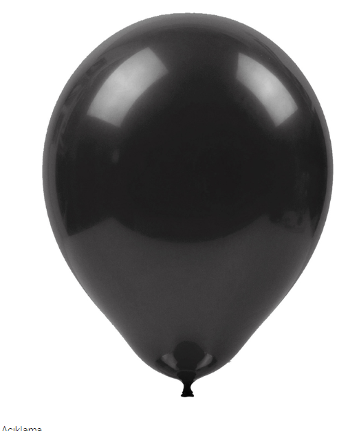 Gemar Balon İç Mekan Siyah 100 lüGemar Balon İç Mekan Siyah 100 lü - Kirtasiyem.netBalon
