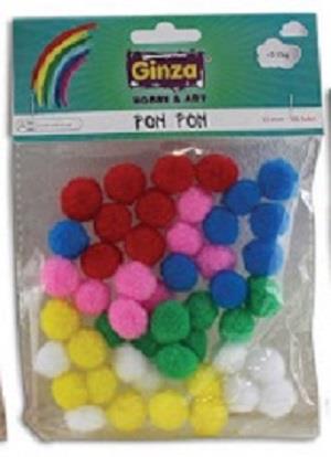 Ginza Ponpon 15Mm 48.Li Pk.Gn-793 /48-300Ginza Ponpon 15Mm 48.Li Pk.Gn-793 /48-300 - Kirtasiyem.netPonponlar