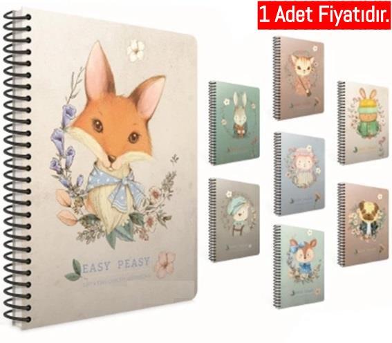 Gıpta A4 100-4 Easy Notes Spr.Karton Kpk.Defter Kare (1 Adet)Gıpta A4 100-4 Easy Notes Spr.Karton Kpk.Defter Kare - Kirtasiyem.netSpiralli Karton Kapak Defterler