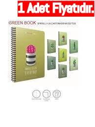 Gıpta A4 100-4 Green Book Spr.Karton Kpk.Defter Kareli (1 Adet)Gıpta A4 100-4 Green Book Spr.Karton Kpk.Defter Kareli - Kirtasiyem.netSpiralli Karton Kapak Defterler