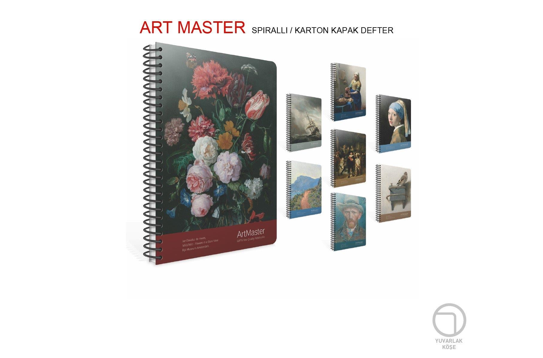Gıpta Art Master Spr.Karton Kpk. Defter 19X26 100 Yp KareliGıpta Art Master Spr.Karton Kpk. Defter 19X26 100 Yp Kareli - Kirtasiyem.netSpiralli Karton Kapak Defterler