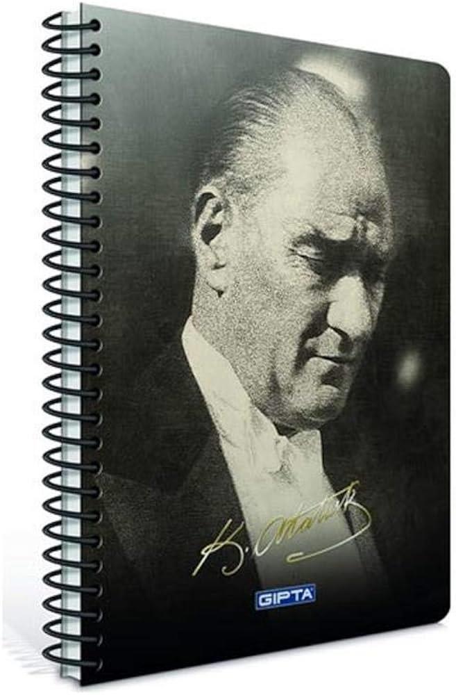 Gıpta Atatürk Spr.Sert Kap.Defter 17X24 100-1 Yp.ÇizgiliGıpta Atatürk Spr.Sert Kap.Defter 17X24 100-1 Yp.Çizgili - Kirtasiyem.netSert Kapak Defterler