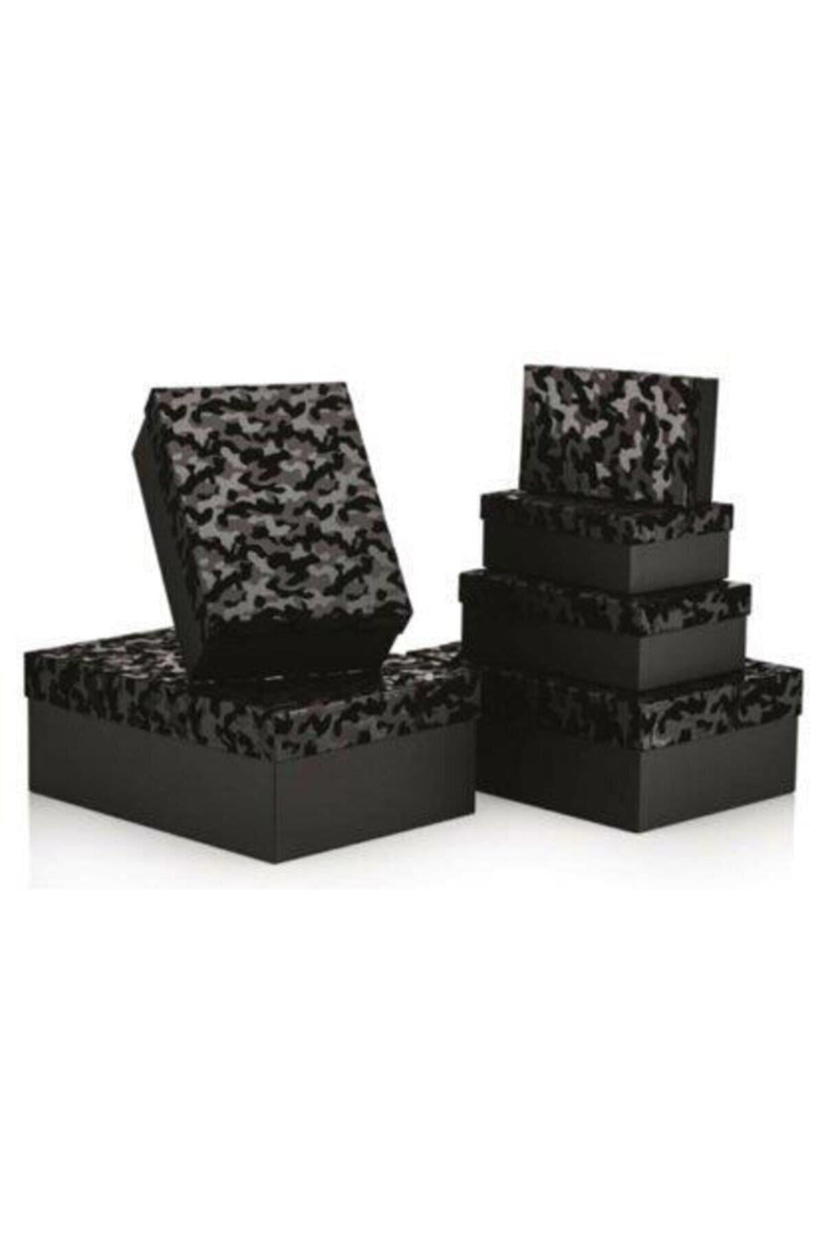 Gıpta Black Whıte Gold Dikdörtgen 6 Lı Kutu SetiGıpta Black Whıte Gold Dikdörtgen 6 Lı Kutu Seti - Kirtasiyem.netHediyelik Kutular