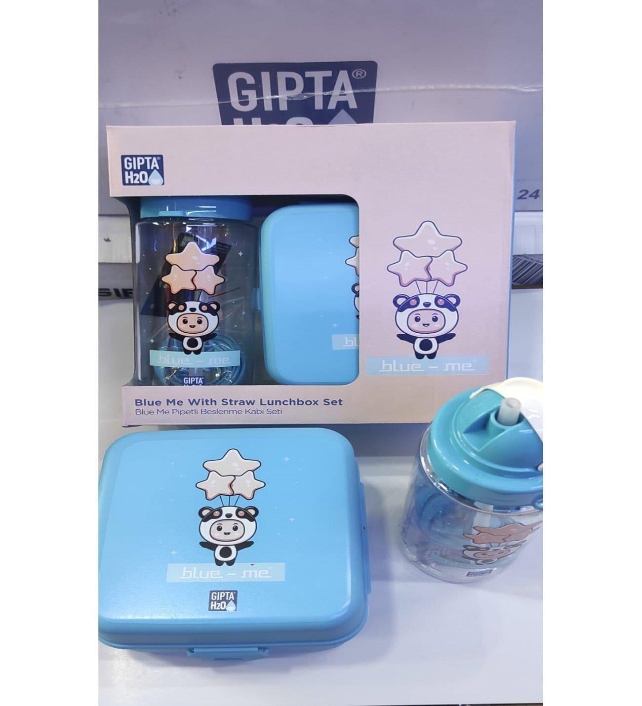 Gıpta Blue-Me Trıtan Pipetli Matara-Desenli Bes.Kabı SetGıpta Blue-Me Trıtan Pipetli Matara-Desenli Bes.Kabı Set - Kirtasiyem.netMataralar