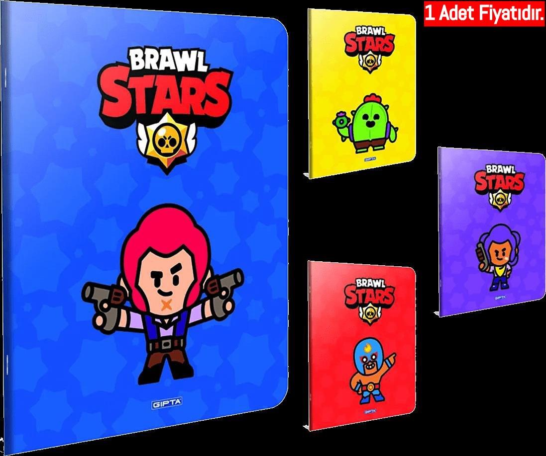 Gıpta Brawl Stars Tel Dkş.A6 Karton Kap.Defter  (1 Adet)Gıpta Brawl Stars Tel Dkş.A6 Karton Kap.Defter  - Kirtasiyem.netOkul Defterleri