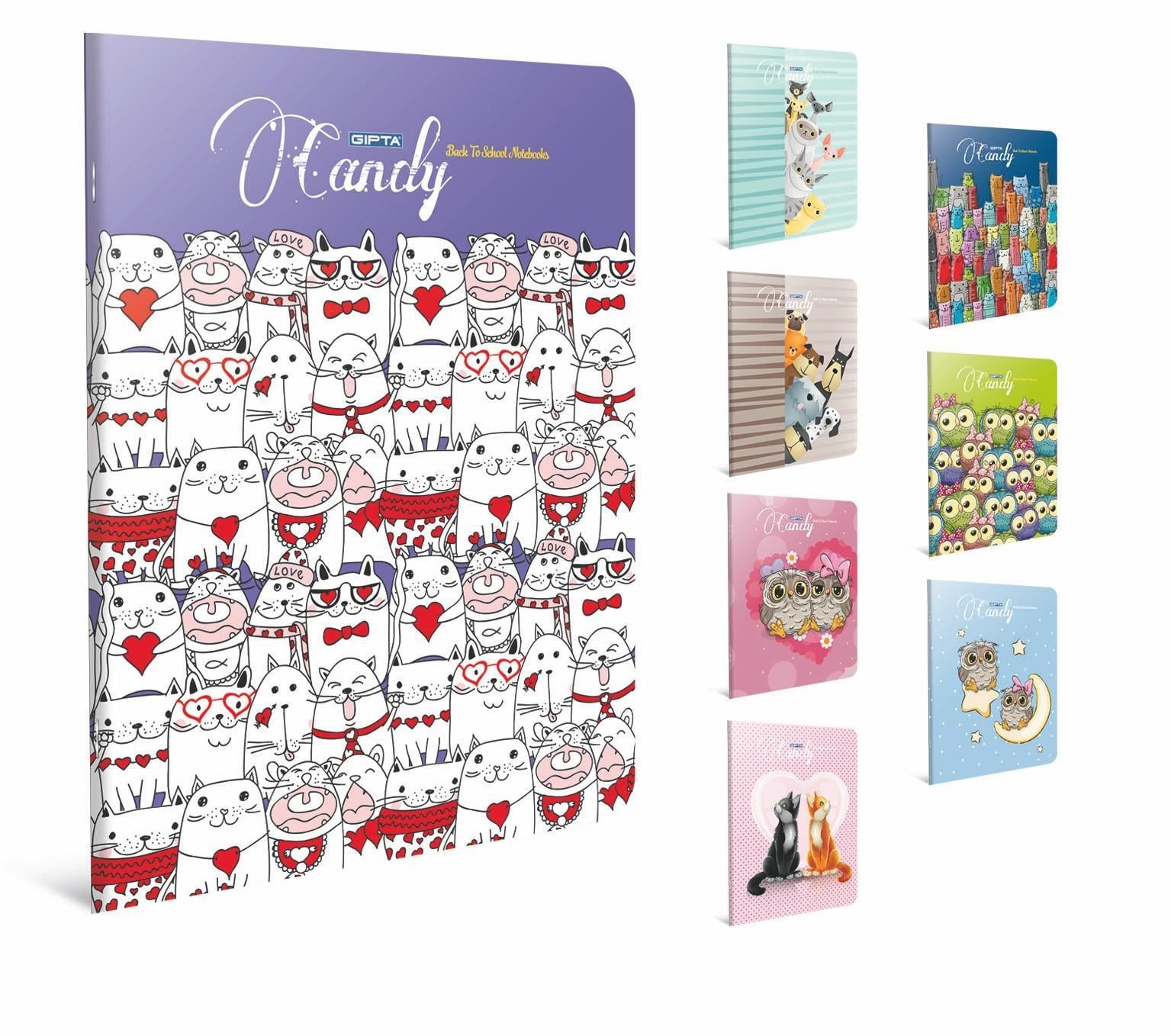 Gıpta Candy Tel Dikişli Pls.Kapak Defter A5 80 Yp. ÇizgiliGıpta Candy Defter Tel.Dkş.Pp Kapak A5 80 Yaprak Çizgili - Kirtasiyem.netPlastik Kapak Defterler