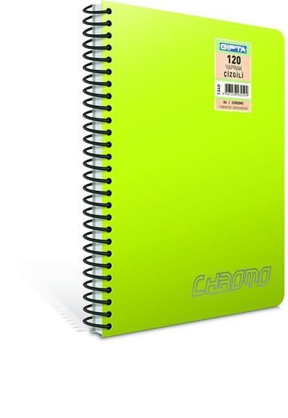 Gıpta Chromo Spr.Pls.Kap.Defter A4 240 Yp. KareliGıpta Chromo Spr.Pls.Kap.Defter A4 240 Yp. Kareli - Kirtasiyem.netSpiralli Plastik Kapak Defterler