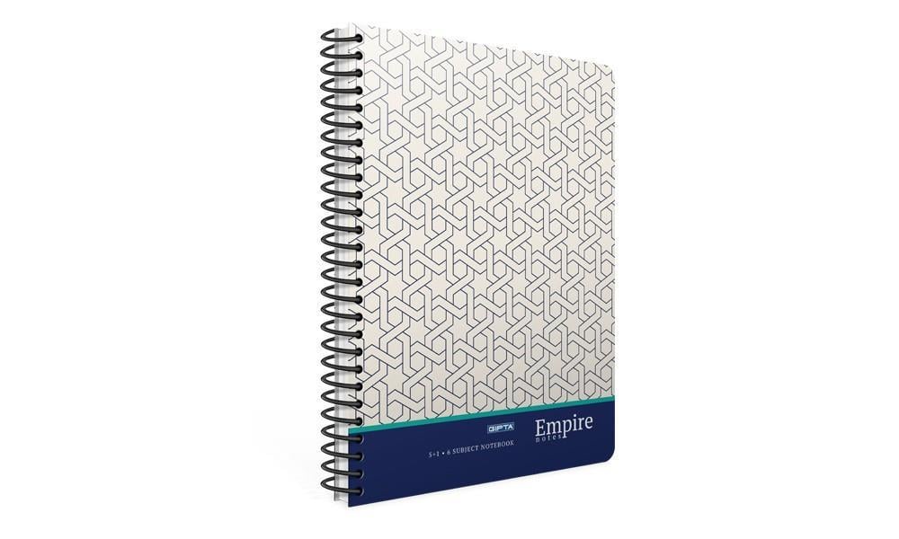 Gıpta Empıre Spiralli Defter 5+1 Sep.Sert Kapak 17X24 150 YaprakGıpta Empıre Spiralli Defter 5+1 Sep.Sert Kapak 17X24 150 Yaprak - Kirtasiyem.netSeperatörlü ( Ayraçlı ) Defterler