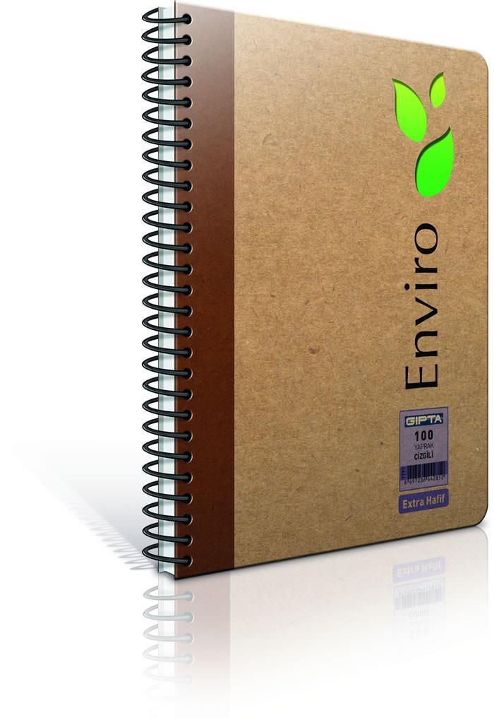 Gıpta Enviro Lüx Ciltli Kraft Sert Kapak Spr.Defter A6 80 Yp. Çizgili 2334Gıpta Enviro Lüx Ciltli Kraft Sert Kapak Spr.Defter A6 80 Yp. Çizgili 2334 - Kirtasiyem.netSert Kapak Defterler