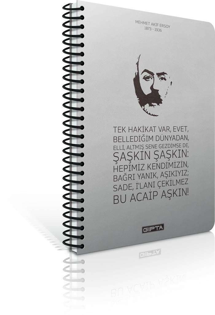 Gıpta Epik Spiralli Defter Sert Kapak 17X24 120 Yaprak ÇizgiliGıpta Epik Spiralli Defter Sert Kapak 17X24 120 Yaprak Çizgili - Kirtasiyem.netSpiralli Sert Kapak Defterler