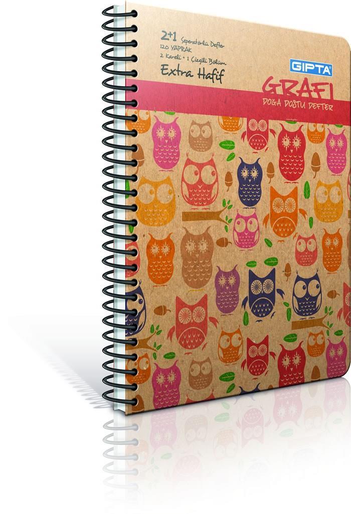 Gıpta Grafı Spiralli Defter 3 Sep.Sert Kapak 2+1 17X24 120 YaprakGıpta Grafı Spiralli Defter 3 Sep.Sert Kapak 2+1 17X24 120 Yaprak - Kirtasiyem.netSeperatörlü ( Ayraçlı ) Defterler
