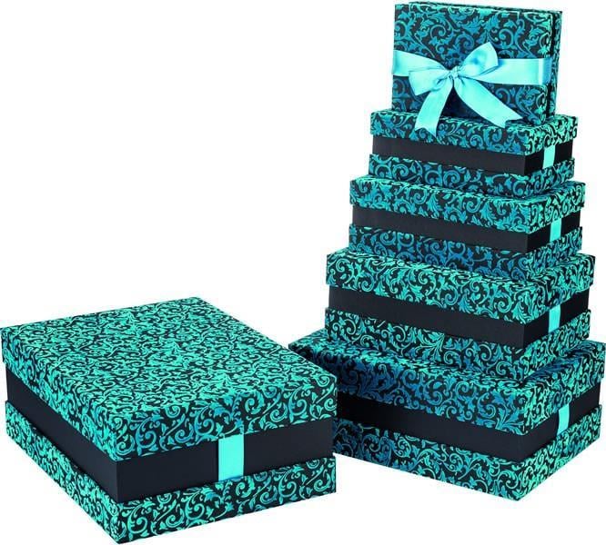Gıpta Hediyelik Kutu Deluxe 6 Lı Set Turkuaz 8992Gıpta Hediyelik Kutu Deluxe 6 Lı Set Turkuaz 8992 - Kirtasiyem.netHediyelik Kutular