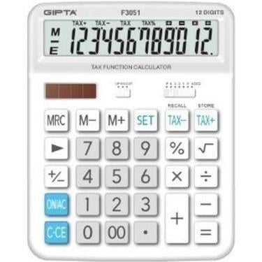 Gıpta Hesap Makınası - 12Hane Vergı Fonks. Masa TıpıGıpta Hesap Makınası - 12Hane Vergı Fonks. Masa Tıpı - Kirtasiyem NetHesap Makineleri