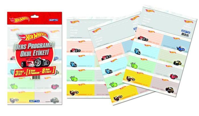 Gıpta Hot Wheels Ders Programlı Okul Etiketi 16X24 3 Yp. Gıpta Hot Wheels Ders Programlı Okul Etiketi 16X24 3 Yp.  - Kirtasiyem.netOkul Etiketleri