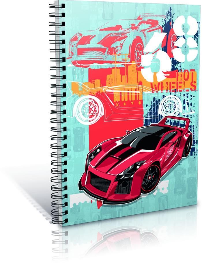 Gıpta Hot Wheels Karton Kapak Spr.Defter A6 Gıpta Hot Wheels Karton Kapak Spr.Defter A6  - Kirtasiyem.netSpiralli Karton Kapak Defterler