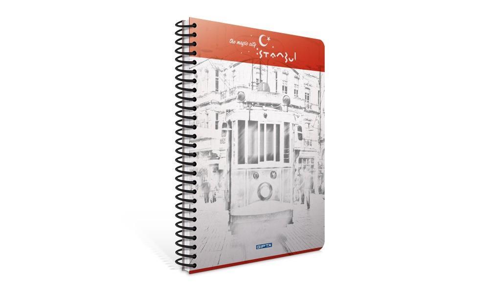 Gıpta İstanbul Mc Spiralli Defter Karton Kapak 17X24 100 Yaprak KareliGıpta İstanbul Mc Spiralli Defter Karton Kapak 17X24 100 Yaprak Kareli - Kirtasiyem.netDefter Ve Bloknotlar