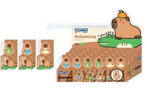 Gıpta Kalemtraş - Capybara 3D *24Proje Çantaları