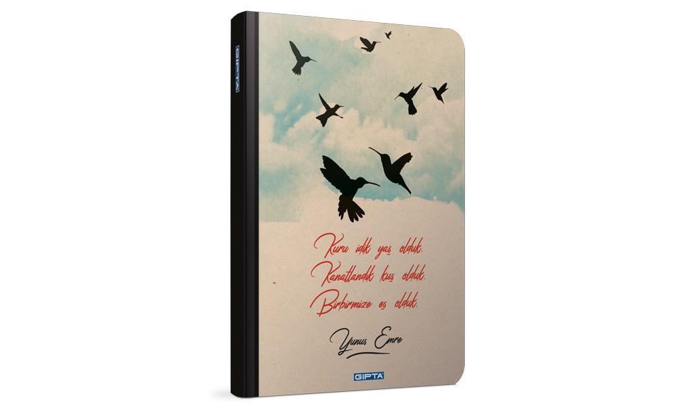 Gıpta Kuşlar İplik Dikişli Sert Kapak Defter 9X14 96 Yaprak ÇizgisizGıpta Kuşlar İplik Dikişli Sert Kapak Defter 9X14 96 Yaprak Çizgisiz - Kirtasiyem.netSert Kapak Defterler