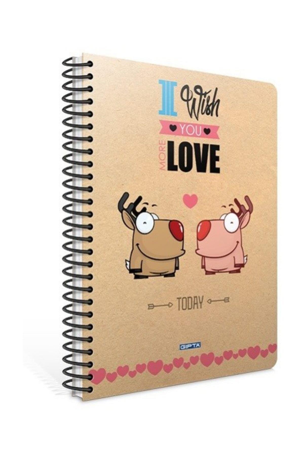 Gıpta Love Book Spr.Karton Kpk.Defter A4 80 Yp.ÇizgiliGıpta Love Book Spr.Karton Kpk.Defter A4 80 Yp.Çizgili - Kirtasiyem.netSert Kapak Defterler
