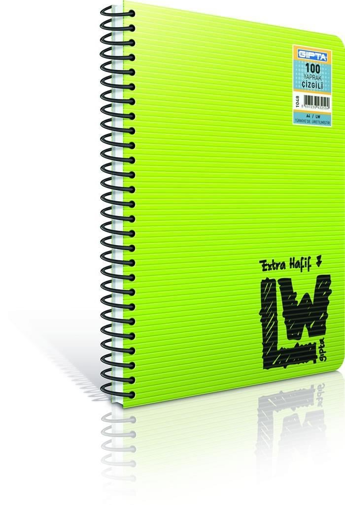 Gıpta Lw Spr.Pls.Kap.Defter A6-80 Yp. Çizgili 2069Gıpta Lw Spr.Pls.Kap.Defter A6-80 Yp. Çizgili 2069 - Kirtasiyem.netSpiralli Plastik Kapak Defterler
