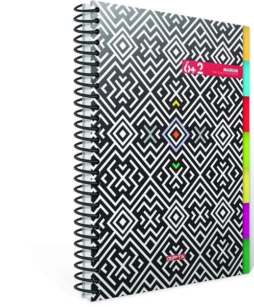Gıpta Margin Spiralli Defter 6+2 Sep.Pp.Kapak A4-150 YaprakGıpta Margin Spiralli Defter 6+2 Sep.Pp.Kapak A4-150 Yaprak - Kirtasiyem.netSeperatörlü ( Ayraçlı ) Defterler