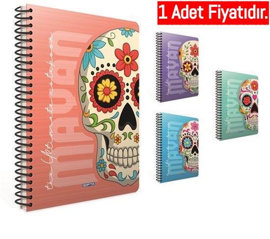 Gıpta Mayan Spr.Karton Kpk. Defter A4 80-4 Yp Kareli (1 Adet)Gıpta Mayan Spr.Karton Kpk. Defter A4 80-4 Yp Kareli - Kirtasiyem.netSpiralli Karton Kapak Defterler