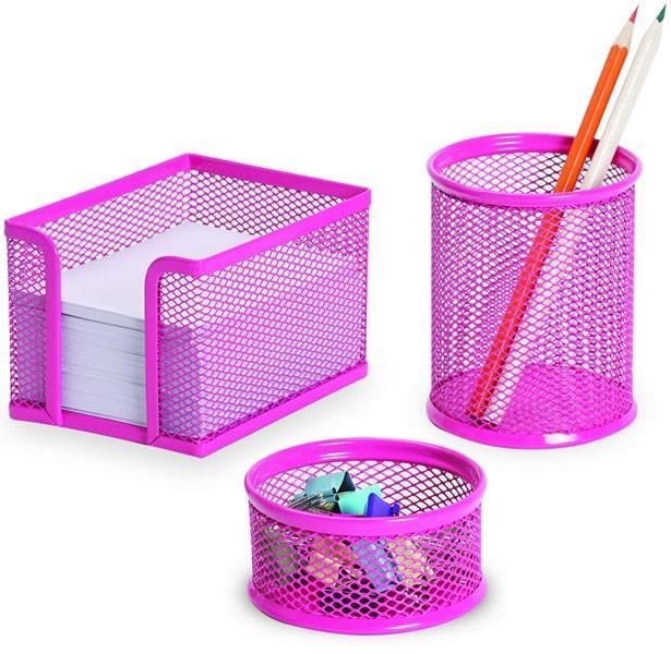 Gıpta Metal Masa Seti - 3 Parça Masa Seti PembeGıpta Metal Masa Seti - 3 Parça Masa Seti Pembe - Kirtasiyem.netMasaüstü Setleri