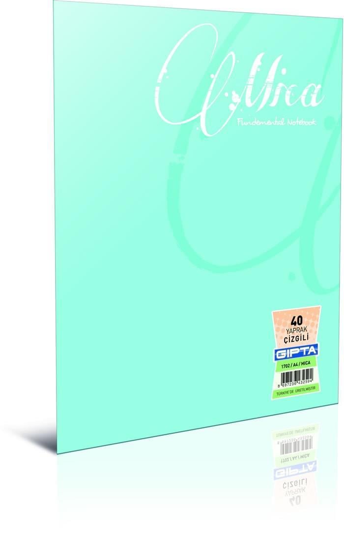 Gıpta Mica Tel Dikişli Pls.Kapak Defter A4 60 Yp. Çizgili 1704Gıpta Mica Tel Dikişli Pls.Kapak Defter A4 60 Yp. Çizgili 1704 - Kirtasiyem.netPlastik Kapak Defterler
