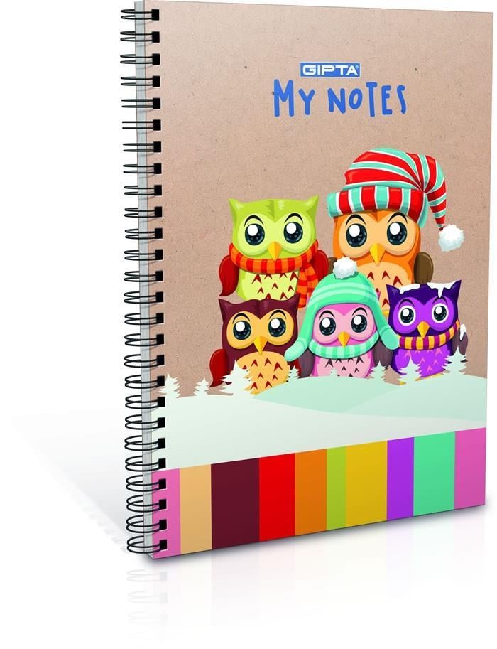 Gıpta My Notes Spiralli Defter A6 Karton Kapak 80 Yaprak Çizgili (Stand)Gıpta My Notes Spiralli Defter A6 Karton Kapak 80 Yaprak Çizgili (Stand) - Kirtasiyem.netSpiralli Karton Kapak Defterler