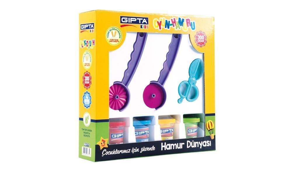 Gıpta Oyun Hamuru Hamur Dünyası 7 ParçaGıpta Oyun Hamuru Hamur Dünyası 7 Parça - Kirtasiyem.netOyun Hamurları